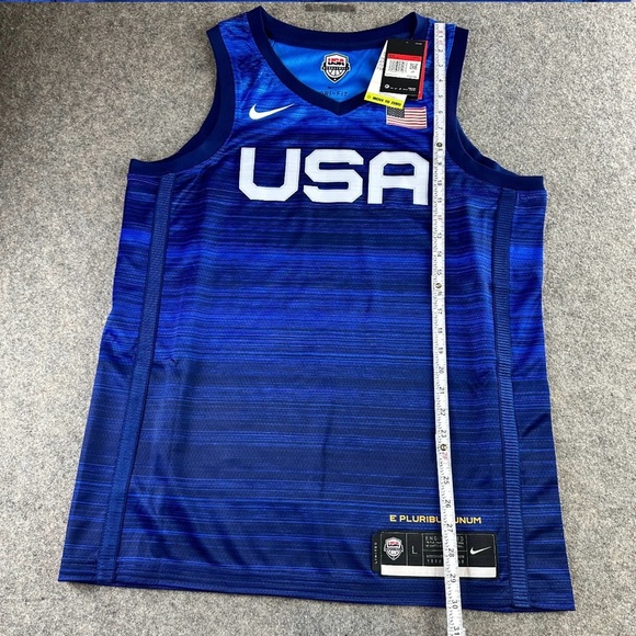 Nike USA Basketball Jersey Dri-FIT Limited Edition Blue Men's Size Large‎ NWT - Picture 1 of 7